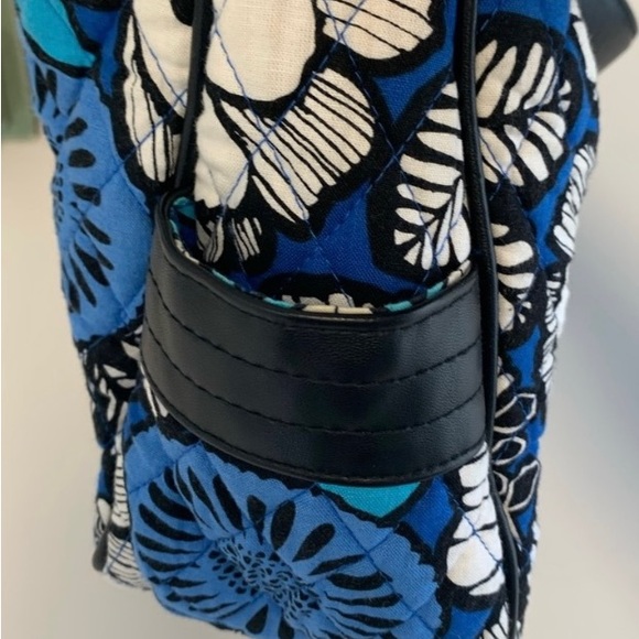 Vera Bradley Emily Satchel Purse Blue Bayou - Picture 9 of 10